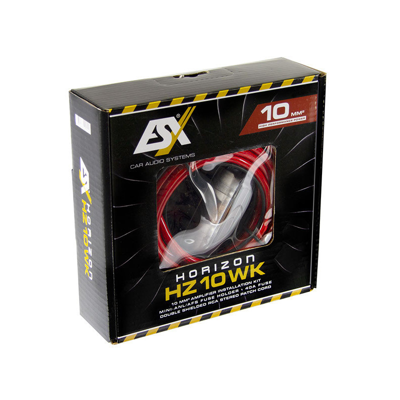 ESX HZ10WK - set of cables for mounting the amplifier, cross-section 10mm2