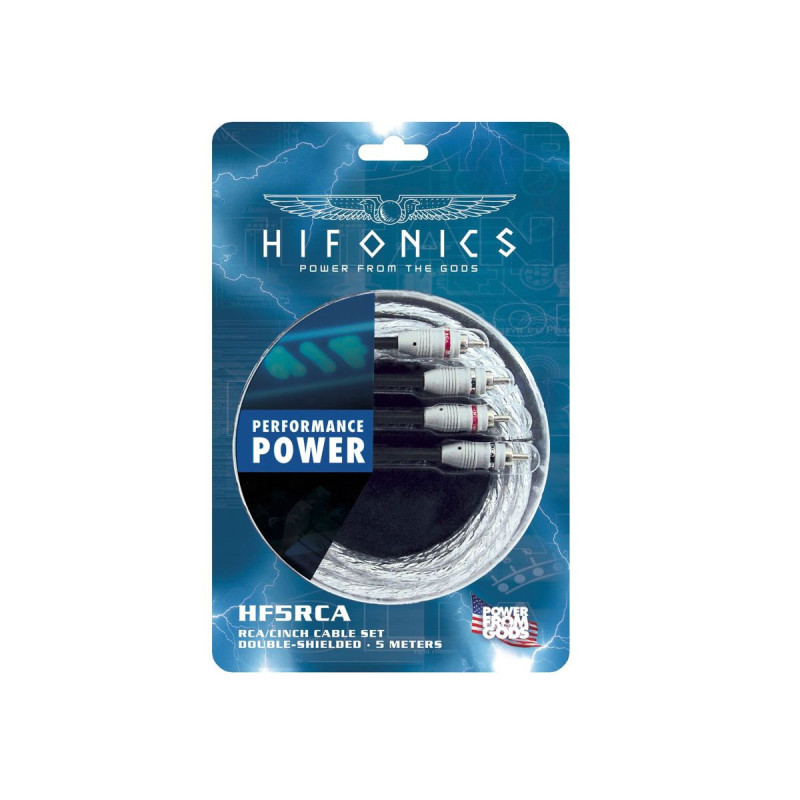 HiFonics HF5RCA - RCA signal cable, length 5 m