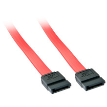 SATA Cable - LINDY SATA III Cable 2 x 7-pin Female, 0.5 m, Red