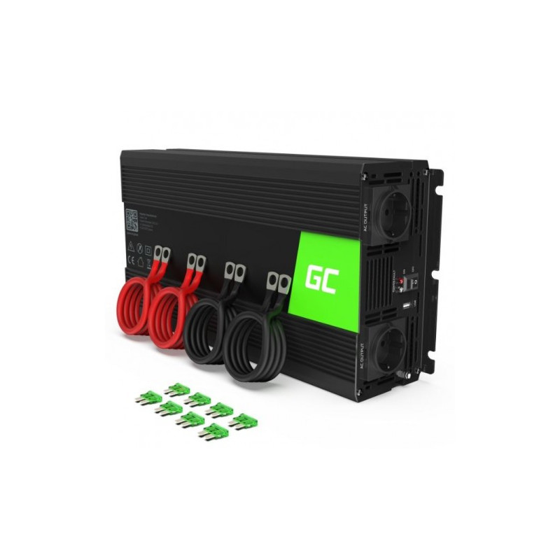 Inverter, Car Voltage Converter, 24V to 230V, 3000W / 6000W