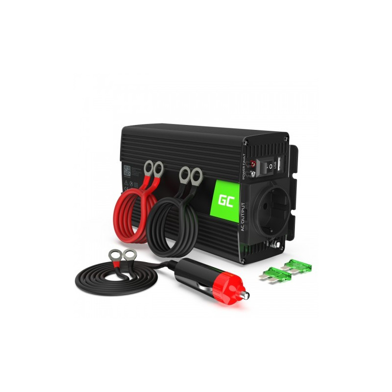 Inverter, Car Voltage Converter, 24V to 230V, 500W / 1000W