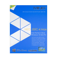 Mini PC NEO J50C-4 Max, Windows 10 Pro, Intel Pentium Silver, 240GB SSD memory, 8GB DDR4 RAM, Bluetooth 4.1