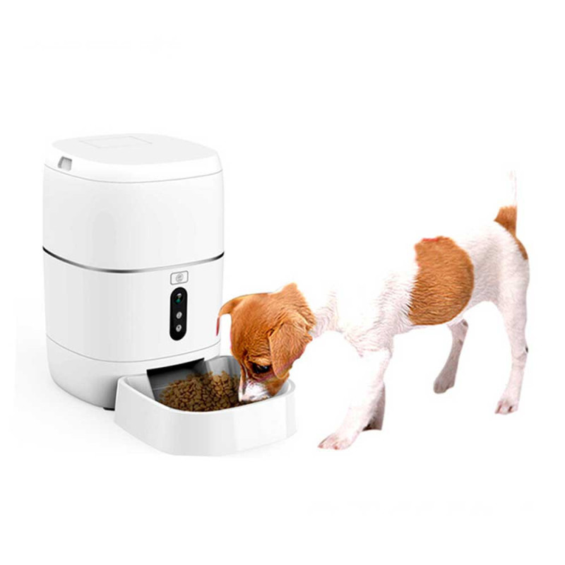 Smart food feeder PNI MyPet PT033PF for pets, WiFi, 3 liters, programmable from the dedicated application Tuya Smart, in