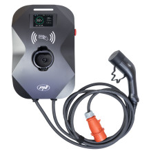 PNI KW11 16A 11KW charging station for electric cars 380V - 440V three-phase, Type 2 connector, display, card, BT, contr