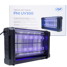PNI UV300 apsaugos nuo uodų ir musių įtaisas su 2 ultravioletiniais vamzdeliais, 20 W, skirtas naudoti viduje ir išorėje PNI UV300 apsaugos nuo uodų ir musių įtaisas su 2 ultravioletiniais vamzdeliais, 20 W, skirtas naudoti viduje ir išorėje