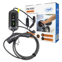 PNI KW3 16A 3.5KW portable charger for electric cars 230V, single-phase, Type 2 connector, waterproof