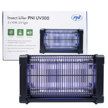 PNI UV300 apsaugos nuo uodų ir musių įtaisas su 2 ultravioletiniais vamzdeliais, 20 W, skirtas naudoti viduje ir išorėje PNI UV300 apsaugos nuo uodų ir musių įtaisas su 2 ultravioletiniais vamzdeliais, 20 W, skirtas naudoti viduje ir išorėje