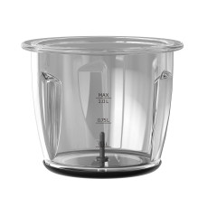 Beko mini chopper CHG81442BX, 1l, 400W, 3800 rotations / minute, 2 steps, 2 stainless steel knives, black / stainless st Beko mini chopper CHG81442BX, 1l, 400W, 3800 rotations / minute, 2 steps, 2 stainless steel knives, black / stainless st