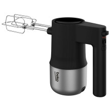 Mixer Beko HMM81504BX, 500W, 4 speed steps, Turbo function, black / stainless steel Mixer Beko HMM81504BX, 500W, 4 speed steps, Turbo function, black / stainless steel