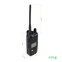 PNI DS890 portable marine radio station, 88 channels, 10 weather channels, adjustable Squelch, Roger Beep, Dual Watch, S