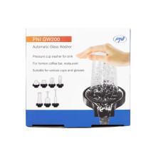 PNI GW200 Cup Washer for Bar, Restaurant, Kitchen, Quick Rinse & Wash, Pressure Jet, Flexible Fitting Included, ABS PNI GW200 Cup Washer for Bar, Restaurant, Kitchen, Quick Rinse & Wash, Pressure Jet, Flexible Fitting Included, ABS