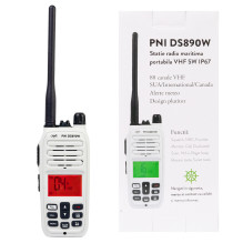 Nešiojama jūrinė radijo stotis PNI DS890W, 88 kanalai, 10 orų kanalų, reguliuojamas triukšmo slopinimas, „Roger Beep“, d Nešiojama jūrinė radijo stotis PNI DS890W, 88 kanalai, 10 orų kanalų, reguliuojamas triukšmo slopinimas, „Roger Beep“, d