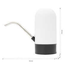 Pakuotėje 2 vnt. elektrinių vandens buteliukų PNI WD100 pompų, įkrovimui per USB-C, 800 mAh baterija, galia 4W Pakuotėje 2 vnt. elektrinių vandens buteliukų PNI WD100 pompų, įkrovimui per USB-C, 800 mAh baterija, galia 4W