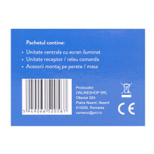 Išmanusis belaidis termostatas PNI CT36 su WiFi, interneto valdymu, šiluminėms elektrinėms, „TuyaSmart“ programėlė