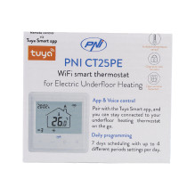 PNI CT25PE WiFi built-in intelligent thermostat, internet control, electric underfloor heating, Tuya Smart mobile applic
