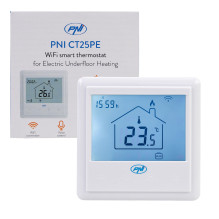 PNI CT25PE WiFi built-in intelligent thermostat, internet control, electric underfloor heating, Tuya Smart mobile applic