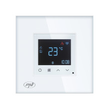 Smart thermostat PNI CT25W WiFi for gas heating plant, recessed mounting, 16A, control from the Tuya Smart application, Smart thermostat PNI CT25W WiFi for gas heating plant, recessed mounting, 16A, control from the Tuya Smart application,
