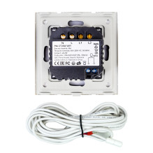 Smart thermostat PNI CT26W WiFi electric underfloor heating or pumping group, recessed mounting, floor sensor included, Smart thermostat PNI CT26W WiFi electric underfloor heating or pumping group, recessed mounting, floor sensor included,