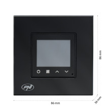 Smart thermostat PNI CT25B WiFi for gas heating plant, recessed mounting, 16A, control from the Tuya Smart application, 