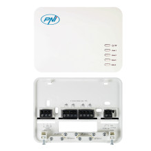 Smart thermostat PNI CT440 wireless, with WiFi, control 4 zones via the Internet, for heating plants, pumps, solenoid va