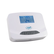 Belaidis termostatas PNI CT28 PRO su WiFi, grindų šildymo valdymu internetu, suporuotas su PNI CT28 valdymo moduliu su 8 Belaidis termostatas PNI CT28 PRO su WiFi, grindų šildymo valdymu internetu, suporuotas su PNI CT28 valdymo moduliu su 8