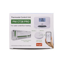Thermostat unit PNI CT28 PRO wireless, with WiFi, Internet control underfloor heating by pairing with the PNI CT28 Contr Thermostat unit PNI CT28 PRO wireless, with WiFi, Internet control underfloor heating by pairing with the PNI CT28 Contr
