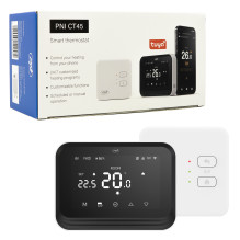 Smart thermostat PNI CT45 wireless, with WiFi, Internet control, for heating plants, TuyaSmart APP Smart thermostat PNI CT45 wireless, with WiFi, Internet control, for heating plants, TuyaSmart APP