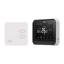 Išmanusis belaidis termostatas PNI CT45 su WiFi, interneto valdymu, šildymo įrenginiams, TuyaSmart programėlė Išmanusis belaidis termostatas PNI CT45 su WiFi, interneto valdymu, šildymo įrenginiams, TuyaSmart programėlė