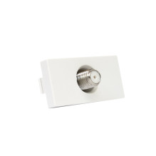 TV socket PNI TV10, modular, built-in, type F 1 / 2, for glass frame RM101W, RM202W TV socket PNI TV10, modular, built-in, type F 1 / 2, for glass frame RM101W, RM202W