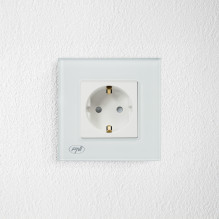 PNI RM101W paprastas stiklinis rėmelis PNI lizdams