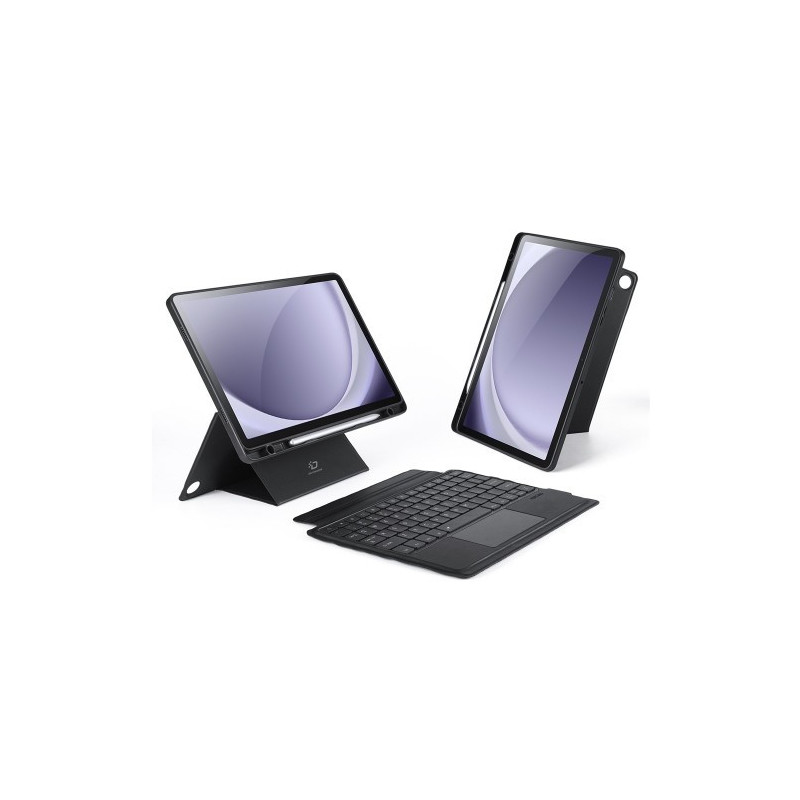 Dux Ducis &quot;DK Series&quot; belaidė klaviatūra skirta Samsung X210 / X216 / X218 Tab A9 Plus 11 juoda