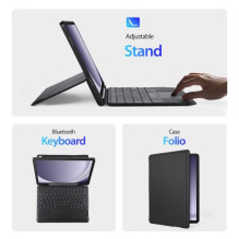 Dux Ducis "DK Series" belaidė klaviatūra skirta Samsung X210 / X216 / X218 Tab A9 Plus 11 juoda Dux Ducis "DK Series" belaidė klaviatūra skirta Samsung X210 / X216 / X218 Tab A9 Plus 11 juoda