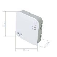 Smart thermostat PNI CT40 PRO wireless, with WiFi, Internet control, for heating plants, TuyaSmart APP Smart thermostat PNI CT40 PRO wireless, with WiFi, Internet control, for heating plants, TuyaSmart APP