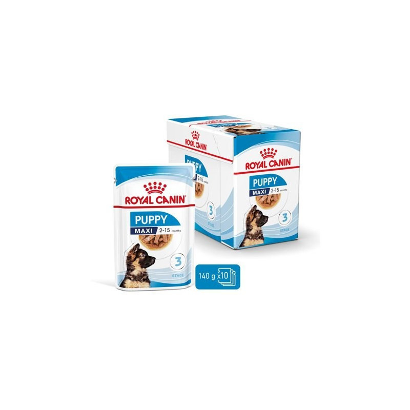 ROYAL CANIN Maxi Puppy SHN - wet dog food - 10x140g