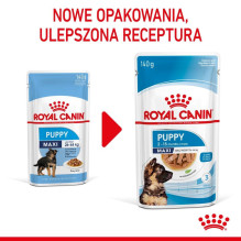 ROYAL CANIN Maxi Puppy SHN - šlapias šunų ėdalas - 10 x 140 g ROYAL CANIN Maxi Puppy SHN - šlapias šunų ėdalas - 10 x 140 g