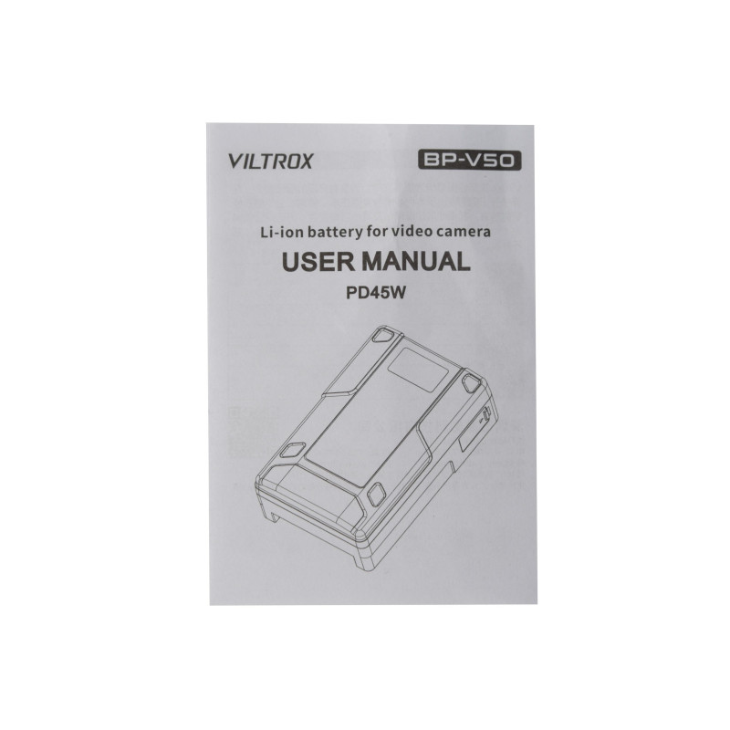 Baterija - Viltrox BP-V50 Įkraunama baterija kameroms