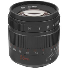 Objektyvas - 7Artisans 55mm F1.4 II Panasonic M43 Rankinis fokusavimas Metalas