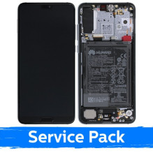 Screen for Huawei P20 Pro with frame / Midnight Blue / (Service Pack)