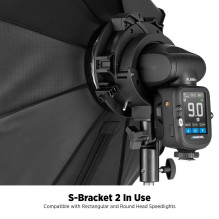 Apšvietimo įranga - Acme Made WESTCOTT Greitojo tvirtinimo S laikiklis