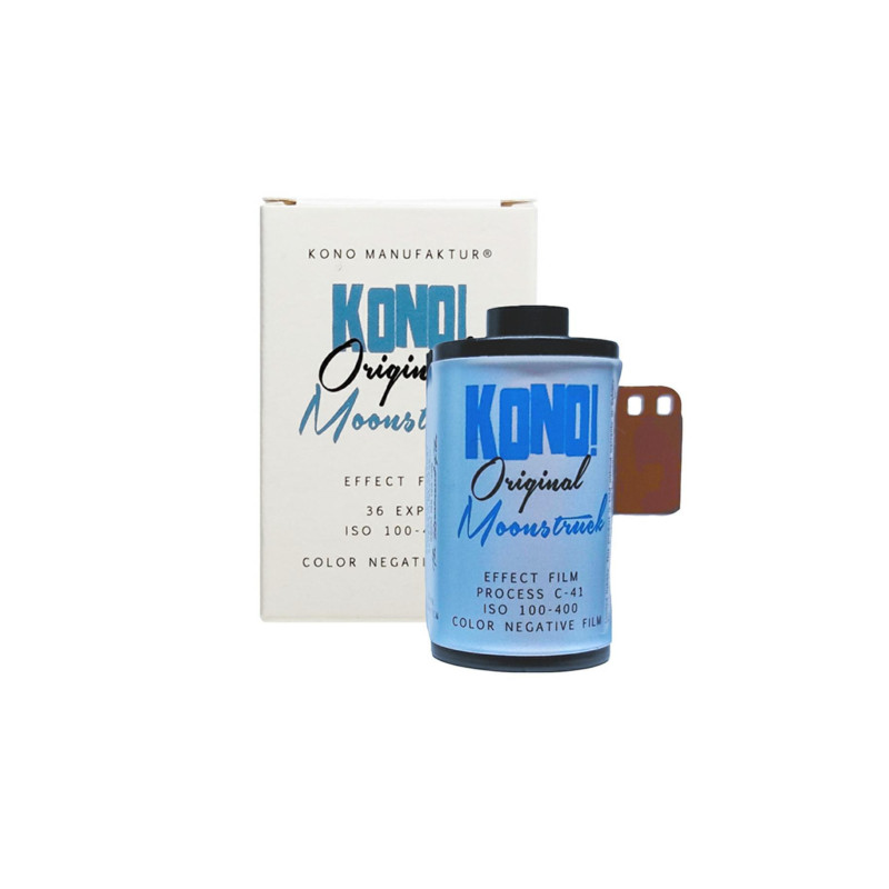 Spalvota neigiama juosta - KONO Film Original Moonstruck 36 ISO 200 35mm spalva