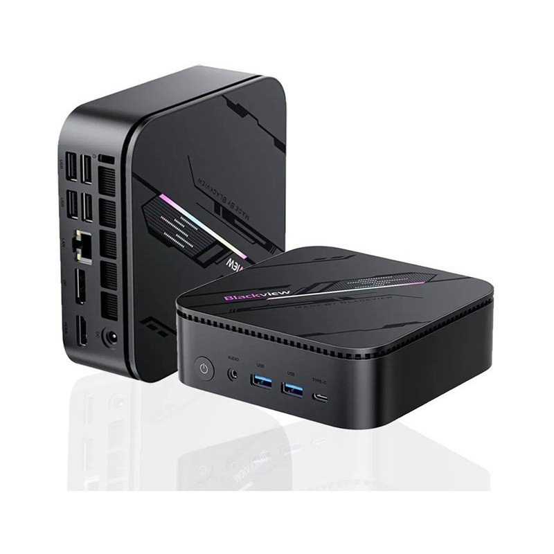 Mini PC - Blackview MP100 Pro i5-12450H 16GB 512GB Wi-Fi 6 Juodas