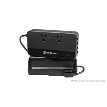 Galia - Tether Tools ONsite D-Tap į AC maitinimo keitiklį Juodas