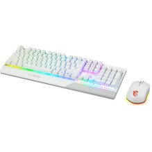KLAVIATŪRA + PELĖ / VIGOR GK30 COMBO WHITE US MSI KLAVIATŪRA + PELĖ / VIGOR GK30 COMBO WHITE US MSI