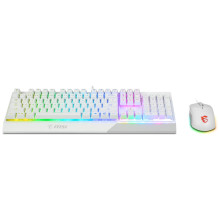 KEYBOARD +MOUSE / VIGOR GK30 COMBO WHITE US MSI