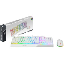 KEYBOARD +MOUSE / VIGOR GK30 COMBO WHITE US MSI