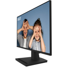 LCD monitorius, MSI, PRO MP252, 24,5', Panel IPS, 1920x1080, 16:9, 100Hz, matinis, 1 ms, garsiakalbiai, pakreiptas, juod
