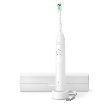 Elektrinis Dantų Šepetėlis - Philips Sonicare 5300 HX7108 / 02 su Laikmačiu, Spaudimo Jutikliu, Balta
