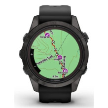 Garmin fēnix 7S Pro 3.05 cm (1.2&quot;) MIP 42 mm Digital 240 x 240 pixels Touchscreen Black Wi-Fi GPS (satellite)