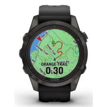 Garmin fēnix 7S Pro 3.05 cm (1.2&quot;) MIP 42 mm Digital 240 x 240 pixels Touchscreen Black Wi-Fi GPS (satellite)