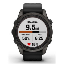 Garmin fēnix 7S Pro 3.05 cm (1.2&quot;) MIP 42 mm Digital 240 x 240 pixels Touchscreen Black Wi-Fi GPS (satellite)